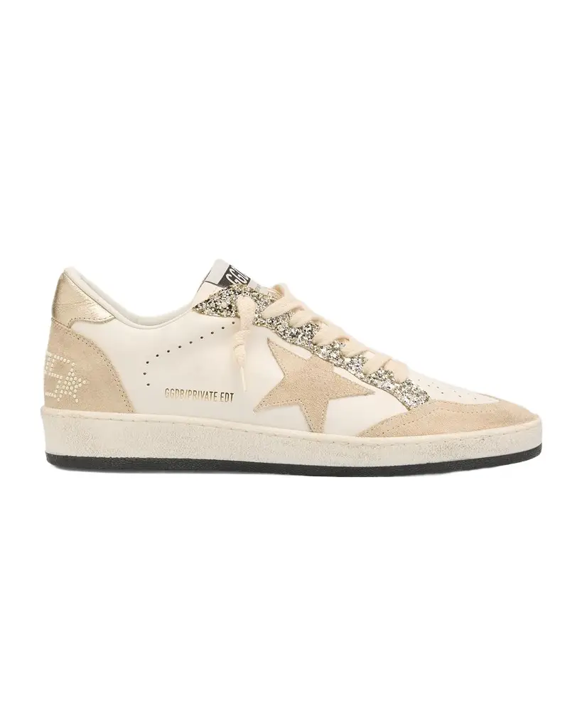 Ball Star Pearly Glitter Low-Top Sneakers Ball Star Pearly Glitter Low-Top Sneakers