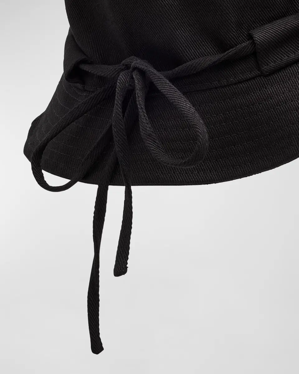 Jacquemus Men's Gadjo Bow Bucket Hat | Thumbnail 2