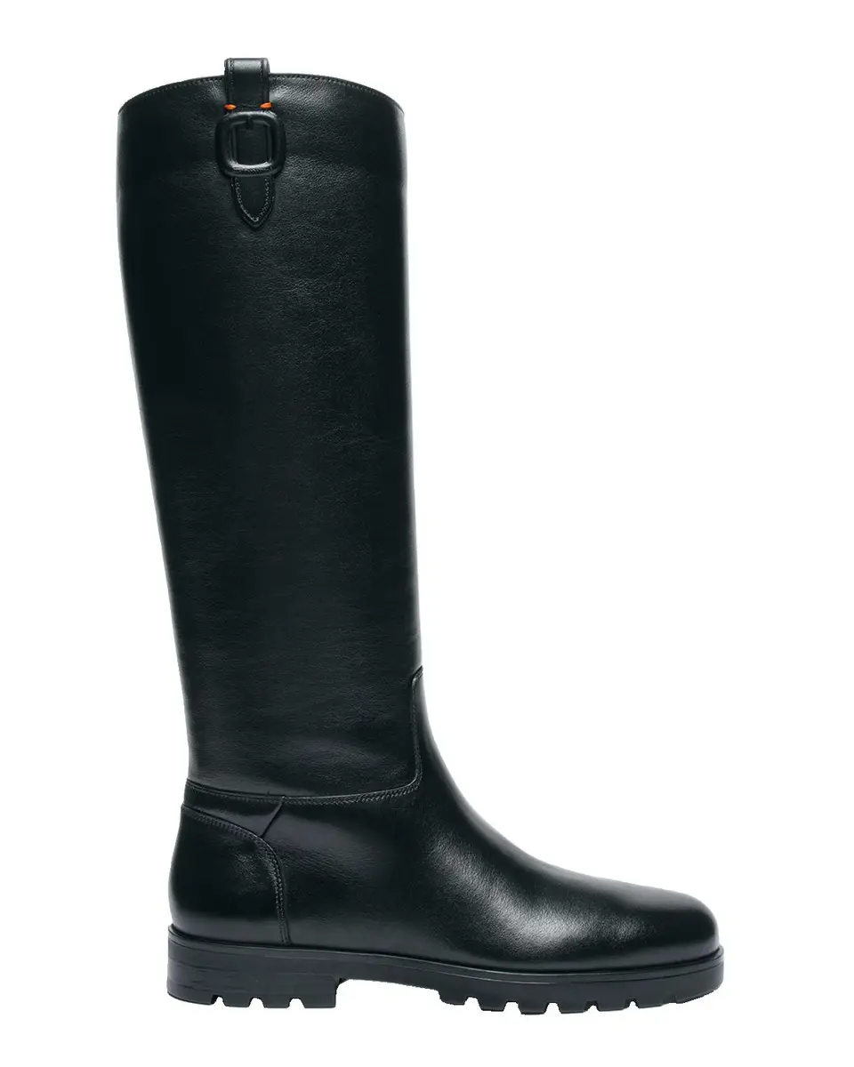 Santoni Bess Leather Knee-High Boots | Thumbnail 3 Santoni Bess Leather Knee-High Boots | Thumbnail 3