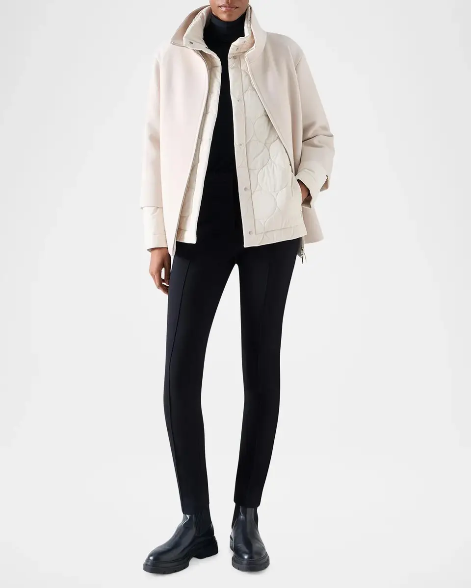 Akris punto Felted Wool Car Coat | Thumbnail 2 Akris punto Felted Wool Car Coat | Thumbnail 2