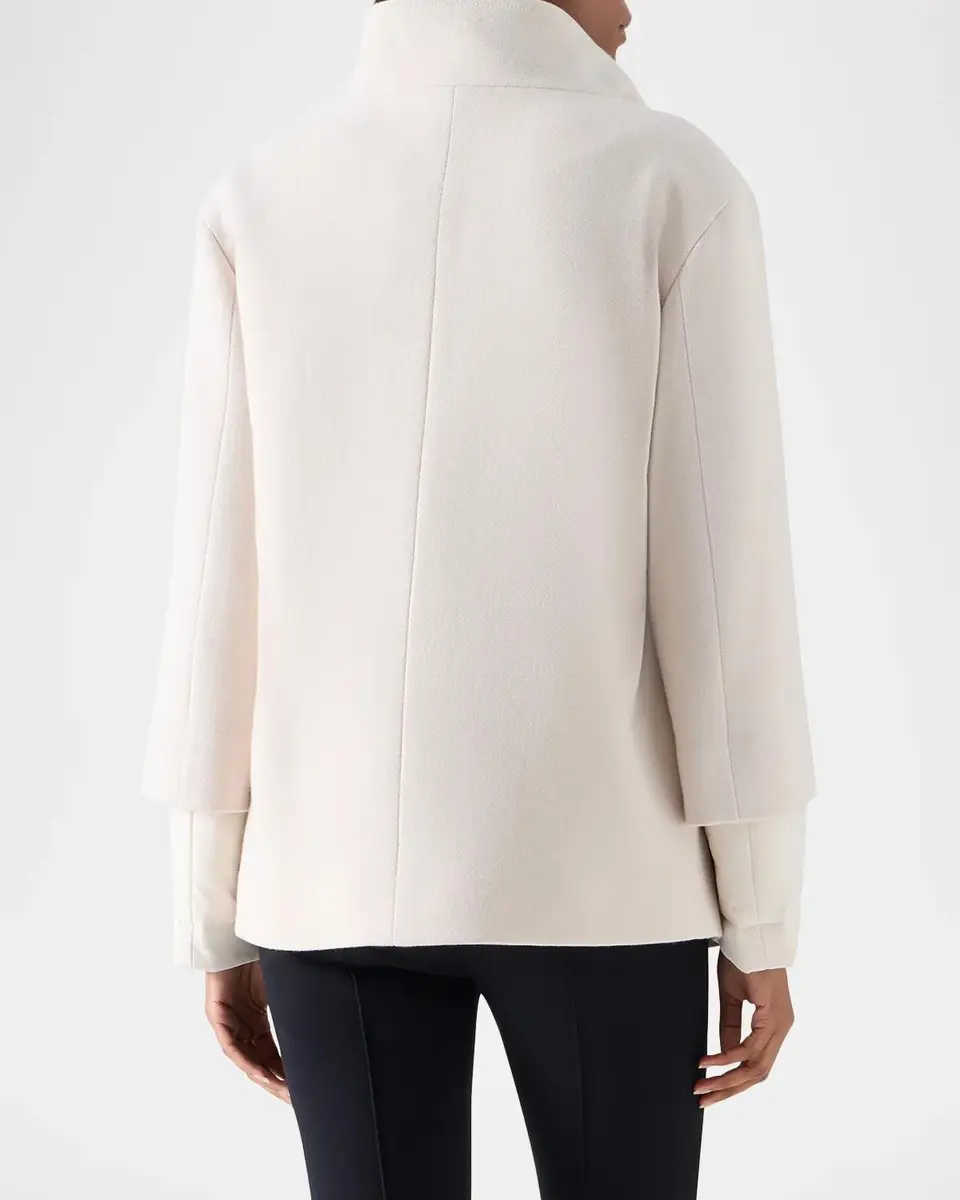 Akris punto Felted Wool Car Coat | Thumbnail 3 Akris punto Felted Wool Car Coat | Thumbnail 3