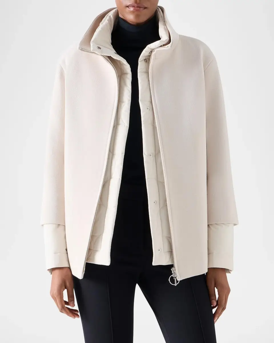 Akris punto Felted Wool Car Coat | Thumbnail 4 Akris punto Felted Wool Car Coat | Thumbnail 4