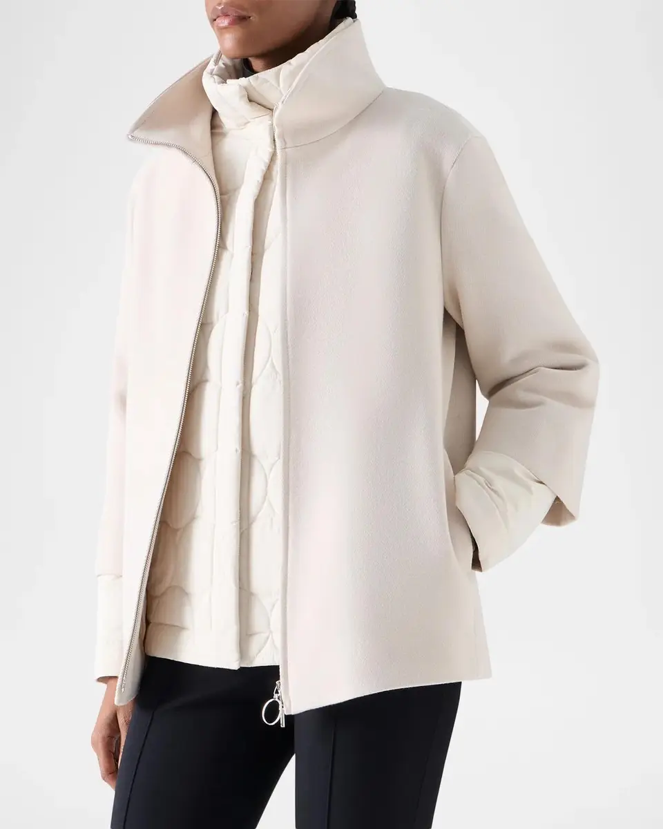Akris punto Felted Wool Car Coat | Thumbnail 7 Akris punto Felted Wool Car Coat | Thumbnail 7