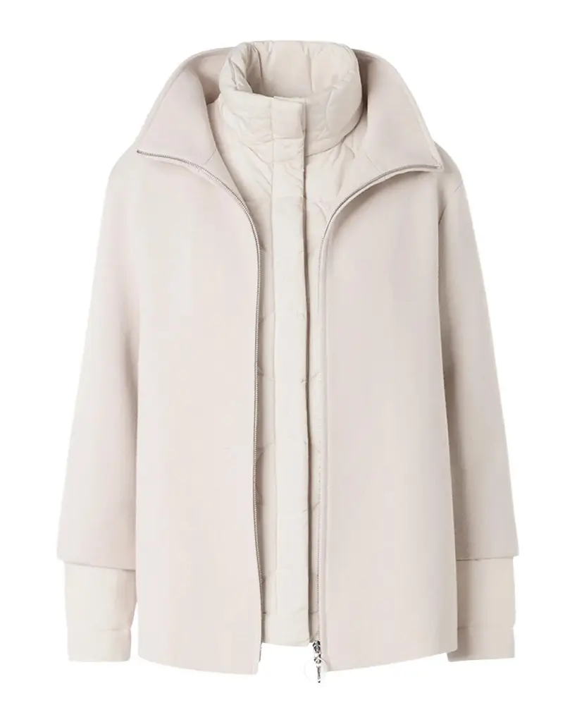 Akris punto Felted Wool Car Coat