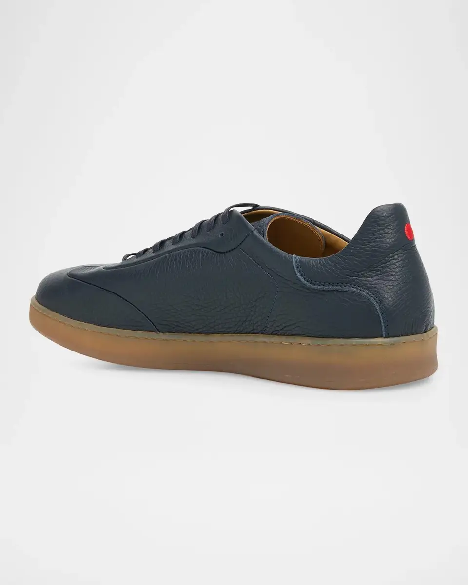 Kiton Men's Deerskin T-Toe Low-Top Sneakers | Thumbnail 2 Kiton Men's Deerskin T-Toe Low-Top Sneakers | Thumbnail 2