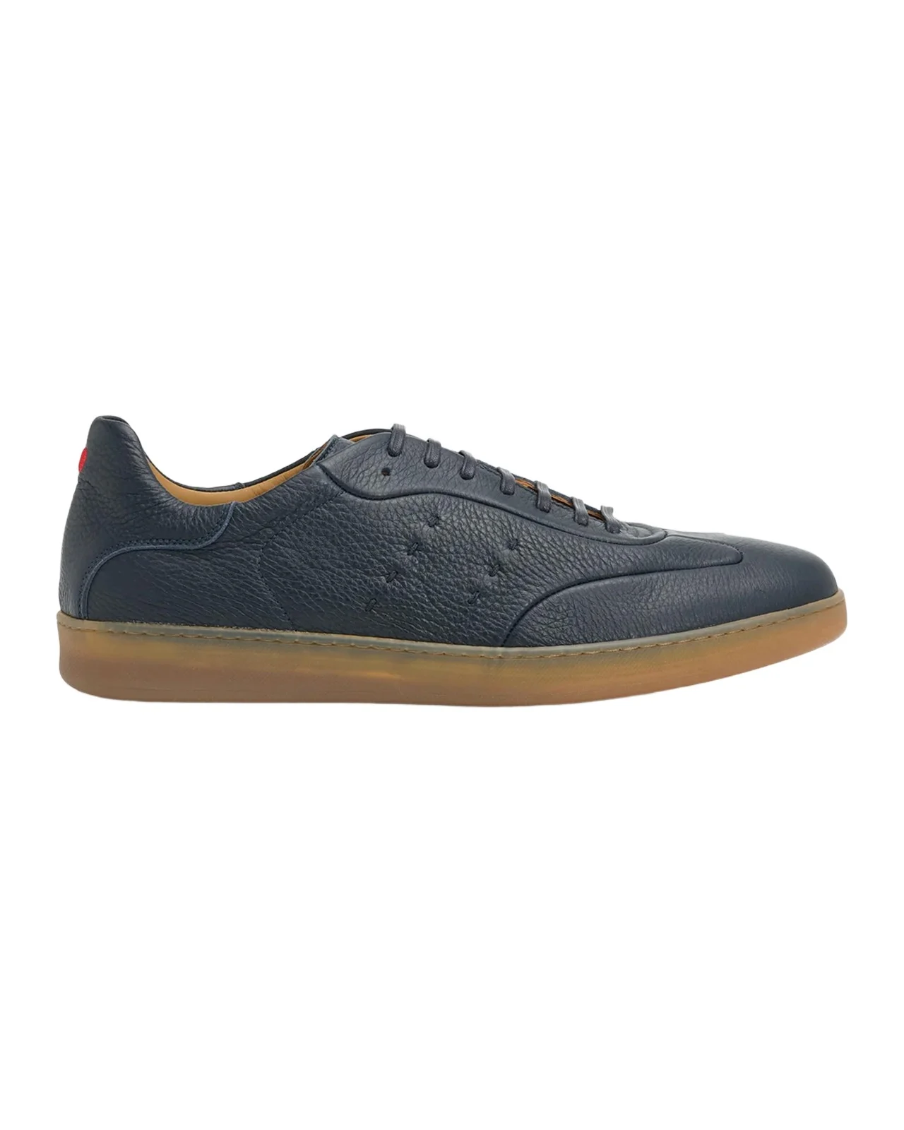 Kiton Men's Deerskin T-Toe Low-Top Sneakers