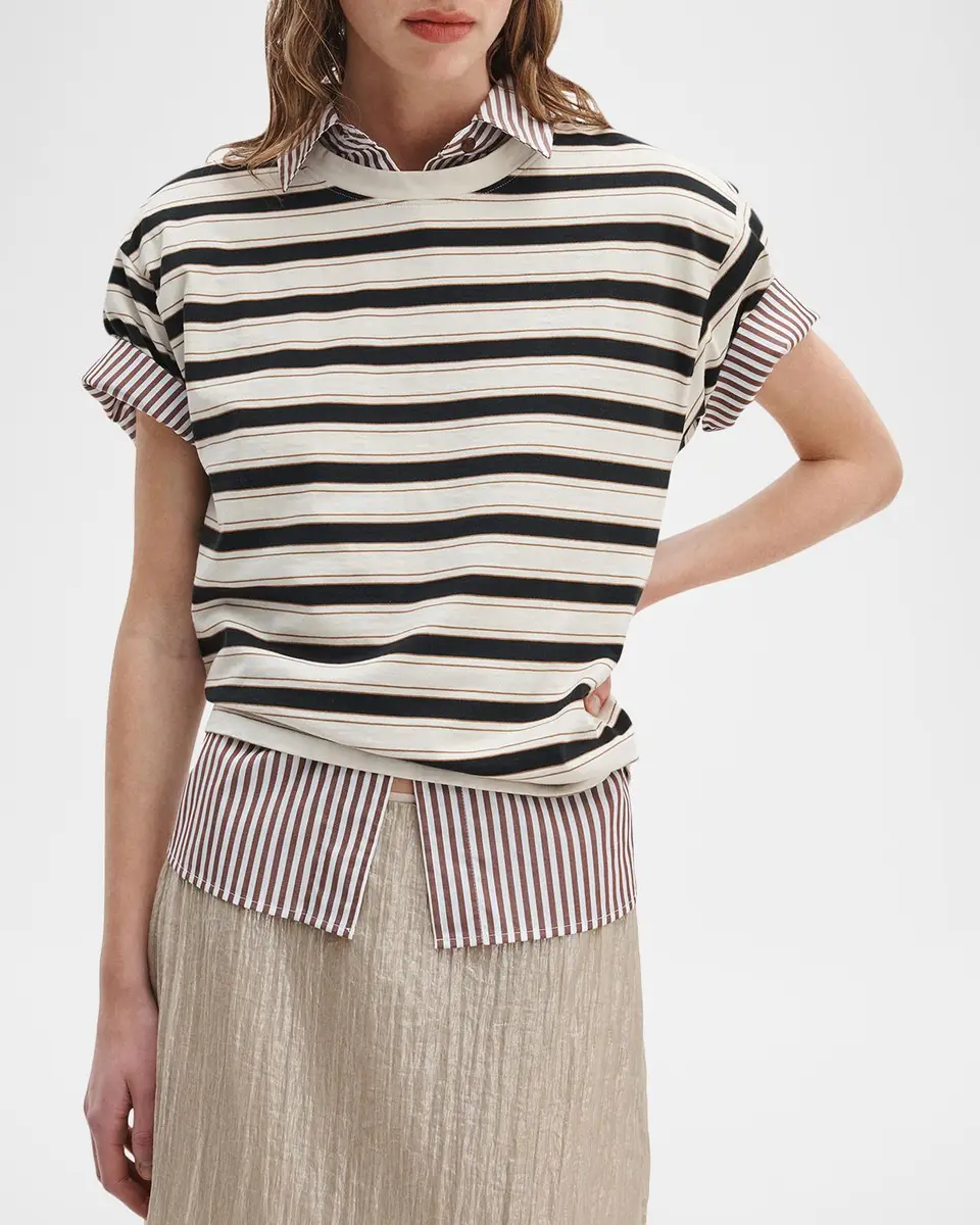 rag & bone Kelly Stripe Tee | Thumbnail 4 rag & bone Kelly Stripe Tee | Thumbnail 4