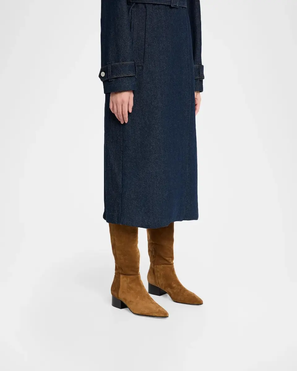 Vince Adan 40MM Suede Knee-High Boots | Thumbnail 2 Vince Adan 40MM Suede Knee-High Boots | Thumbnail 2