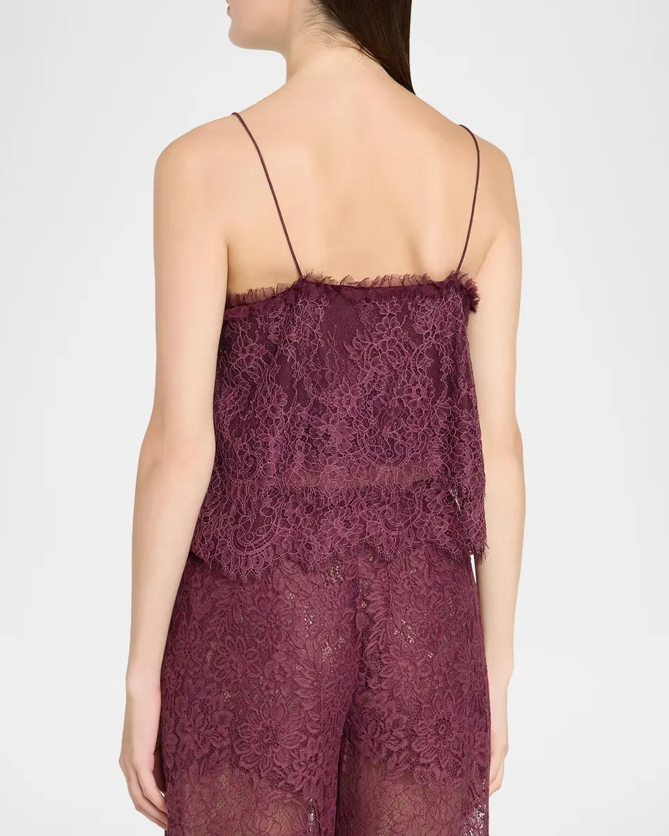 LoveShackFancy Ferni Floral Lace Tank Top | Thumbnail 3 LoveShackFancy Ferni Floral Lace Tank Top | Thumbnail 3