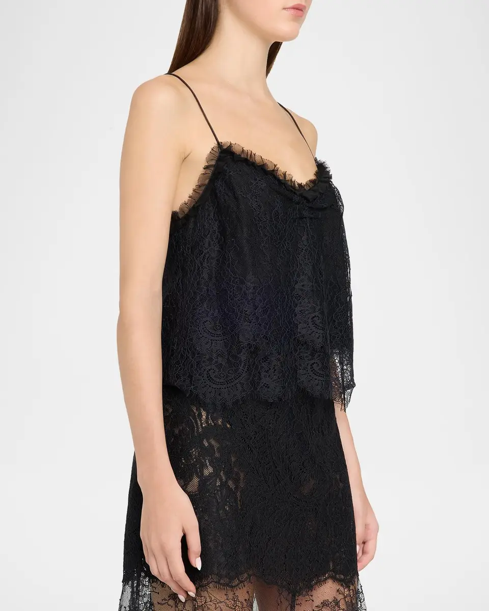 LoveShackFancy Ferni Floral Lace Tank Top | Thumbnail 4 LoveShackFancy Ferni Floral Lace Tank Top | Thumbnail 4