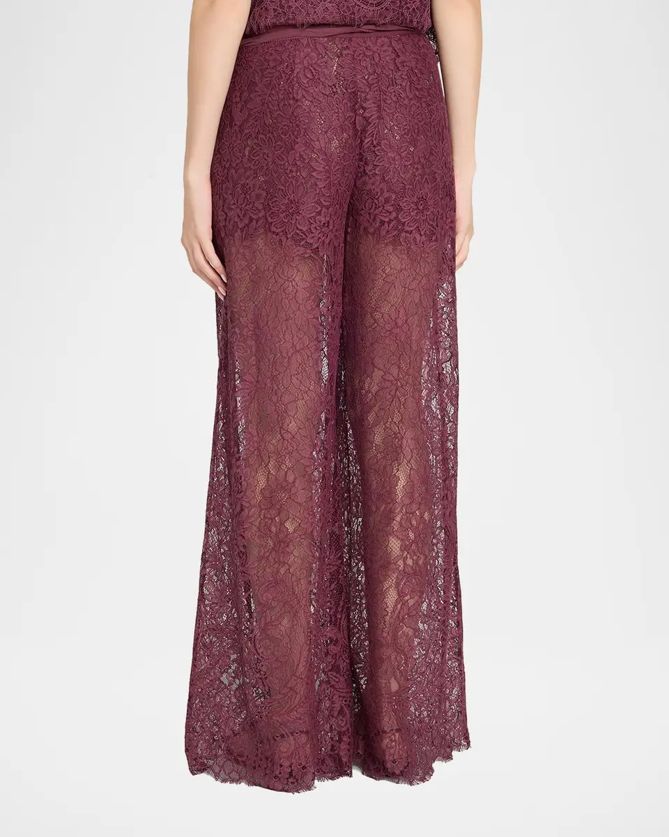LoveShackFancy Riana Floral Lace Pants | Thumbnail 3 LoveShackFancy Riana Floral Lace Pants | Thumbnail 3
