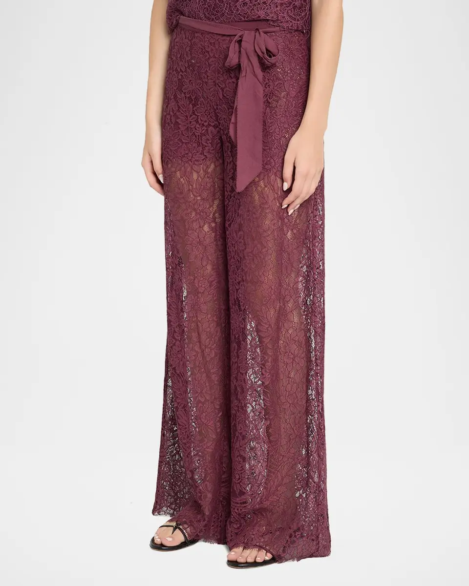 LoveShackFancy Riana Floral Lace Pants | Thumbnail 4 LoveShackFancy Riana Floral Lace Pants | Thumbnail 4