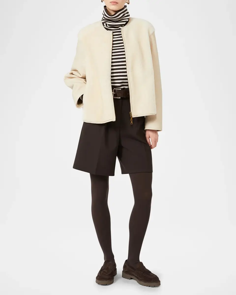 Max Mara Striped Wool-Cashmere Turtleneck Sweater | Thumbnail 2 Max Mara Striped Wool-Cashmere Turtleneck Sweater | Thumbnail 2