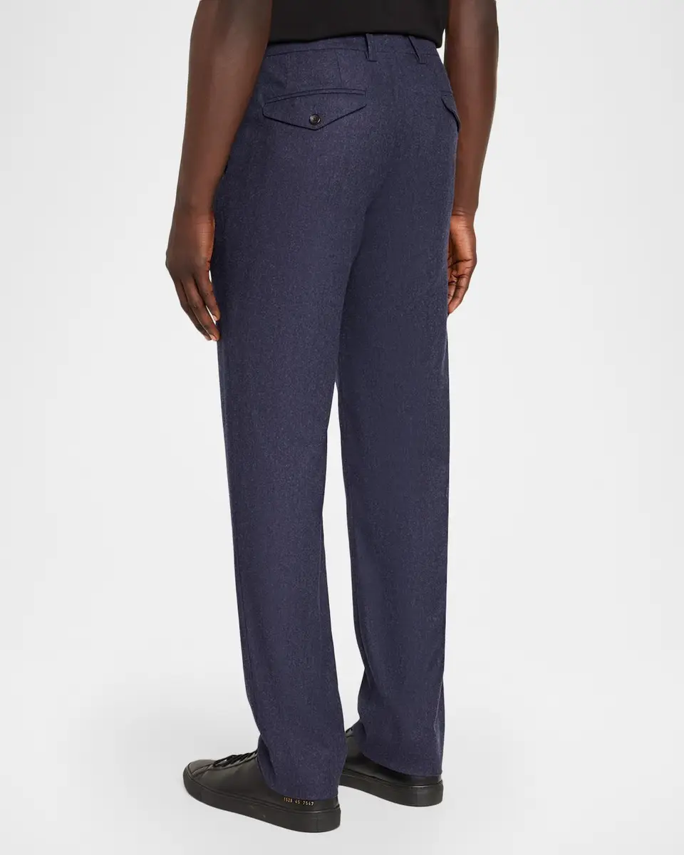 Vince Men's Owen Twill Flat-Front Trousers | Thumbnail 3 Vince Men's Owen Twill Flat-Front Trousers | Thumbnail 3