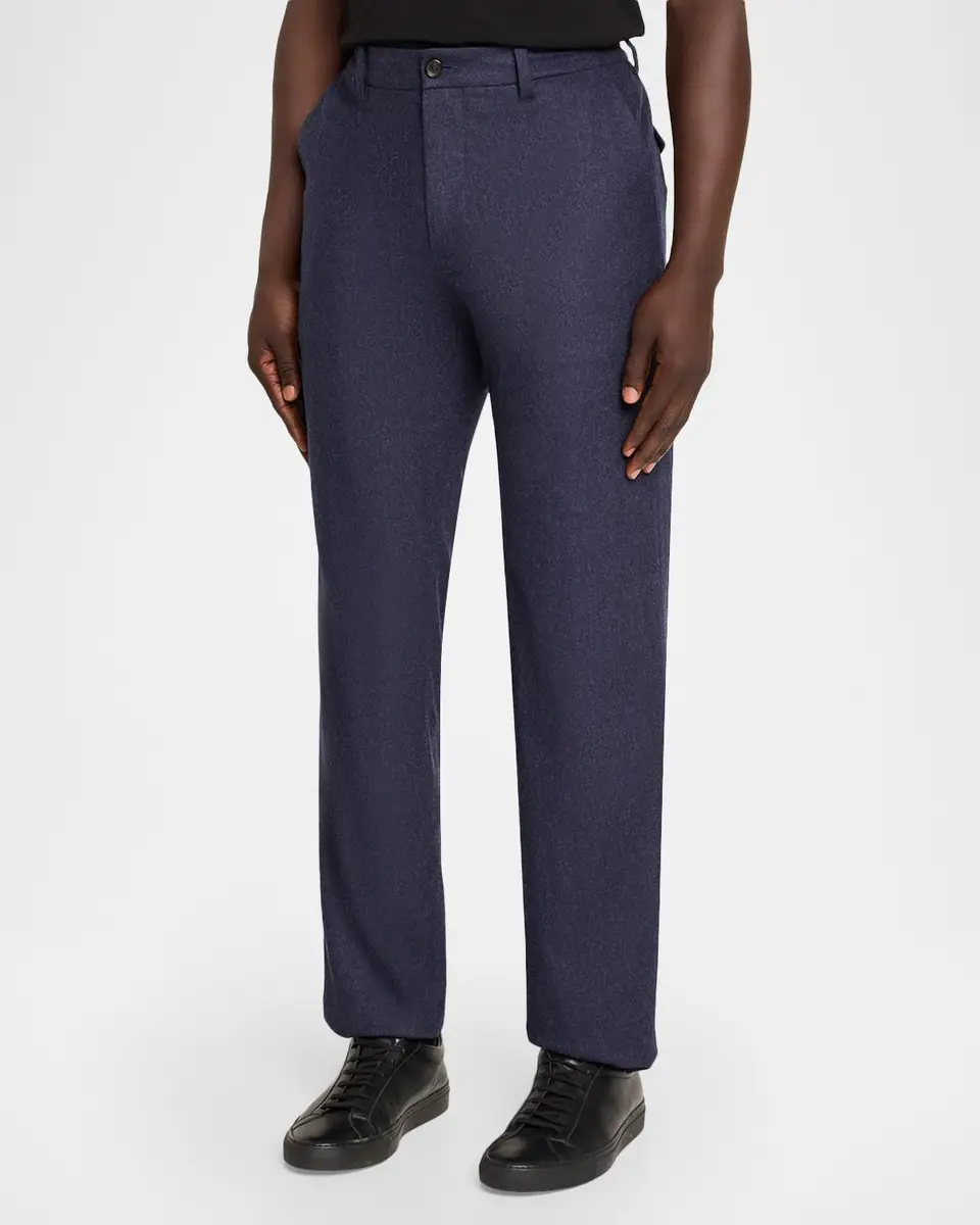 Vince Men's Owen Twill Flat-Front Trousers | Thumbnail 4 Vince Men's Owen Twill Flat-Front Trousers | Thumbnail 4