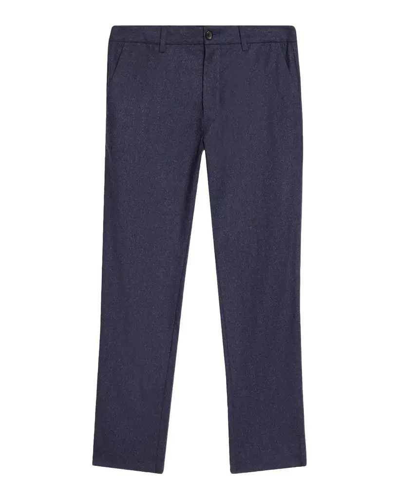 Vince Men's Owen Twill Flat-Front Trousers