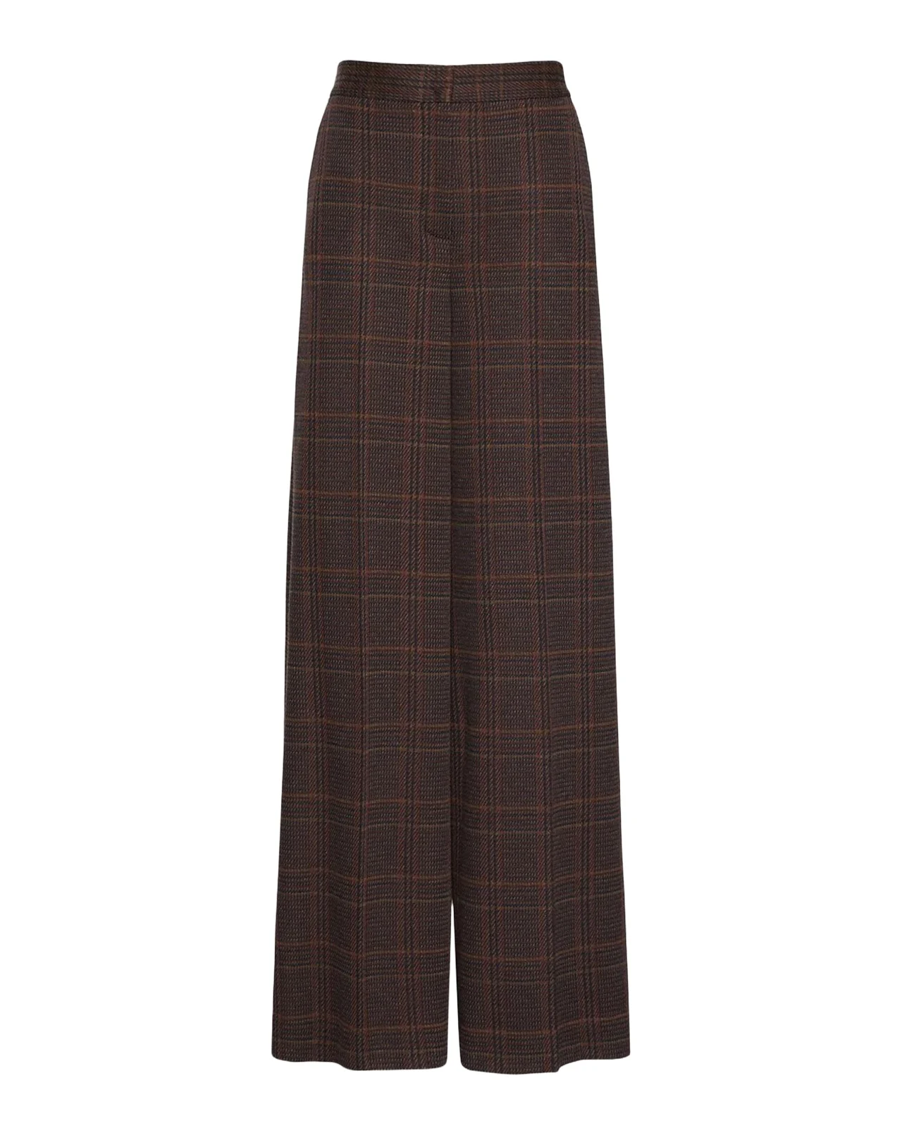 Check Wool Wide-Leg Pants Check Wool Wide-Leg Pants