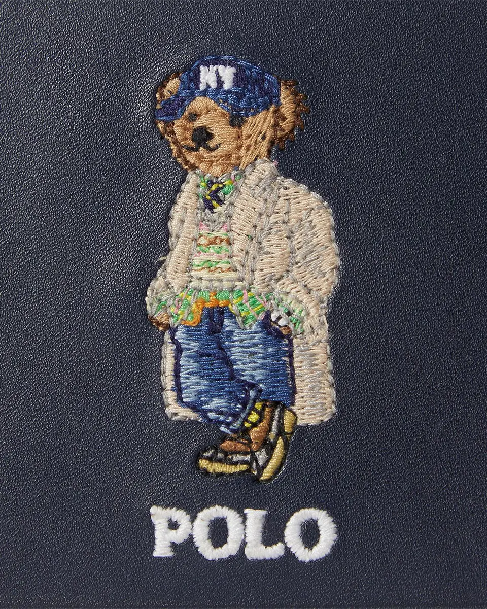 Polo Ralph Lauren Men's Polo Bear Leather Card Case | Thumbnail 3 Polo Ralph Lauren Men's Polo Bear Leather Card Case | Thumbnail 3