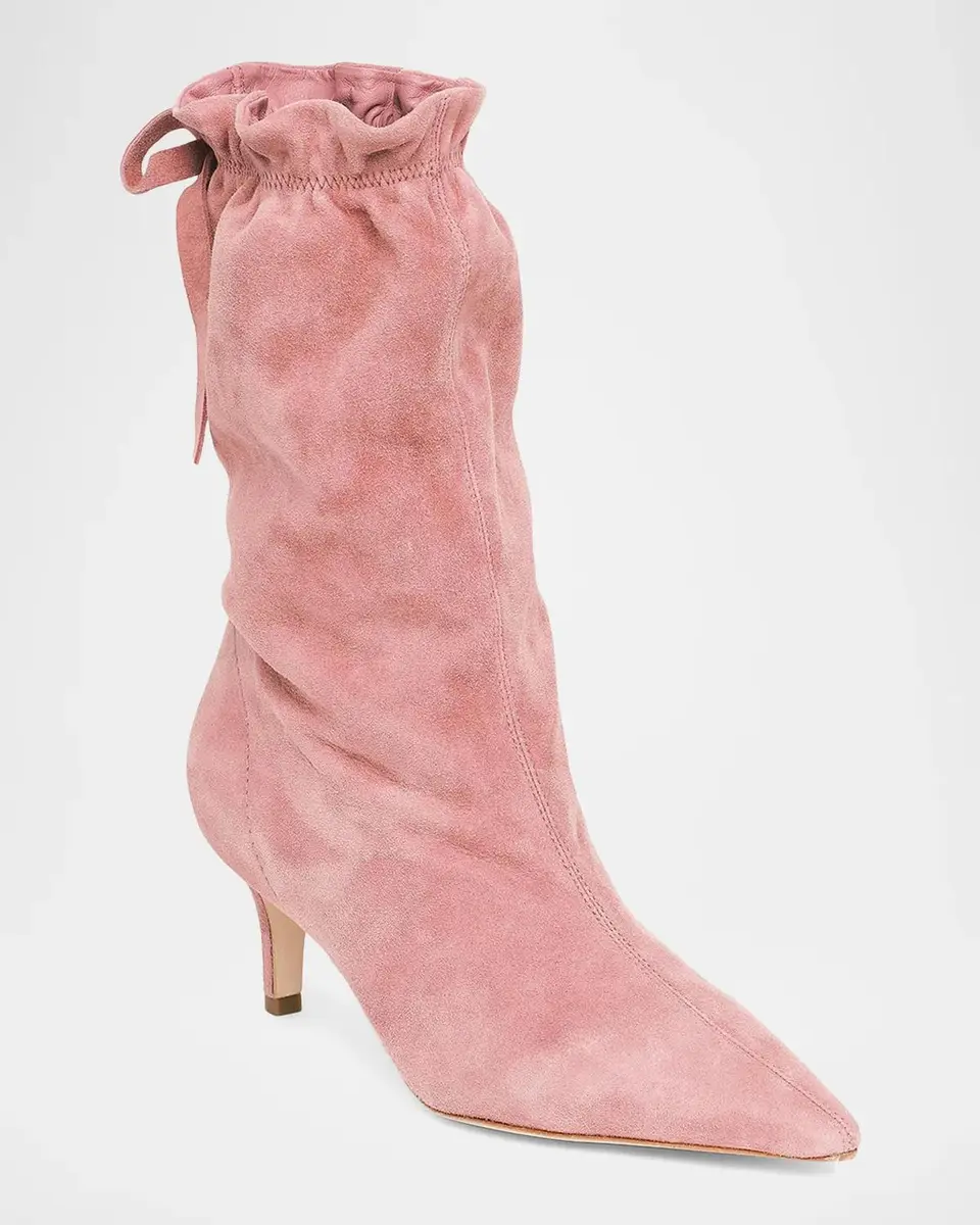 Cinq à Sept Resort Alex 65MM Scrunched Ankle Booties | Thumbnail 4 Cinq à Sept Resort Alex 65MM Scrunched Ankle Booties | Thumbnail 4