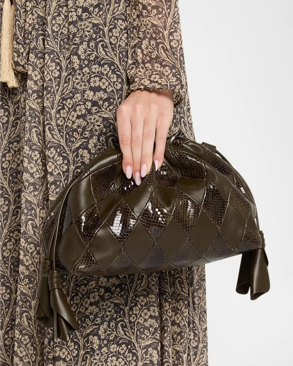 Zimmermann Cloud 91 Medium Snakeskin-Embossed Clutch | Thumbnail 2 Zimmermann Cloud 91 Medium Snakeskin-Embossed Clutch | Thumbnail 2