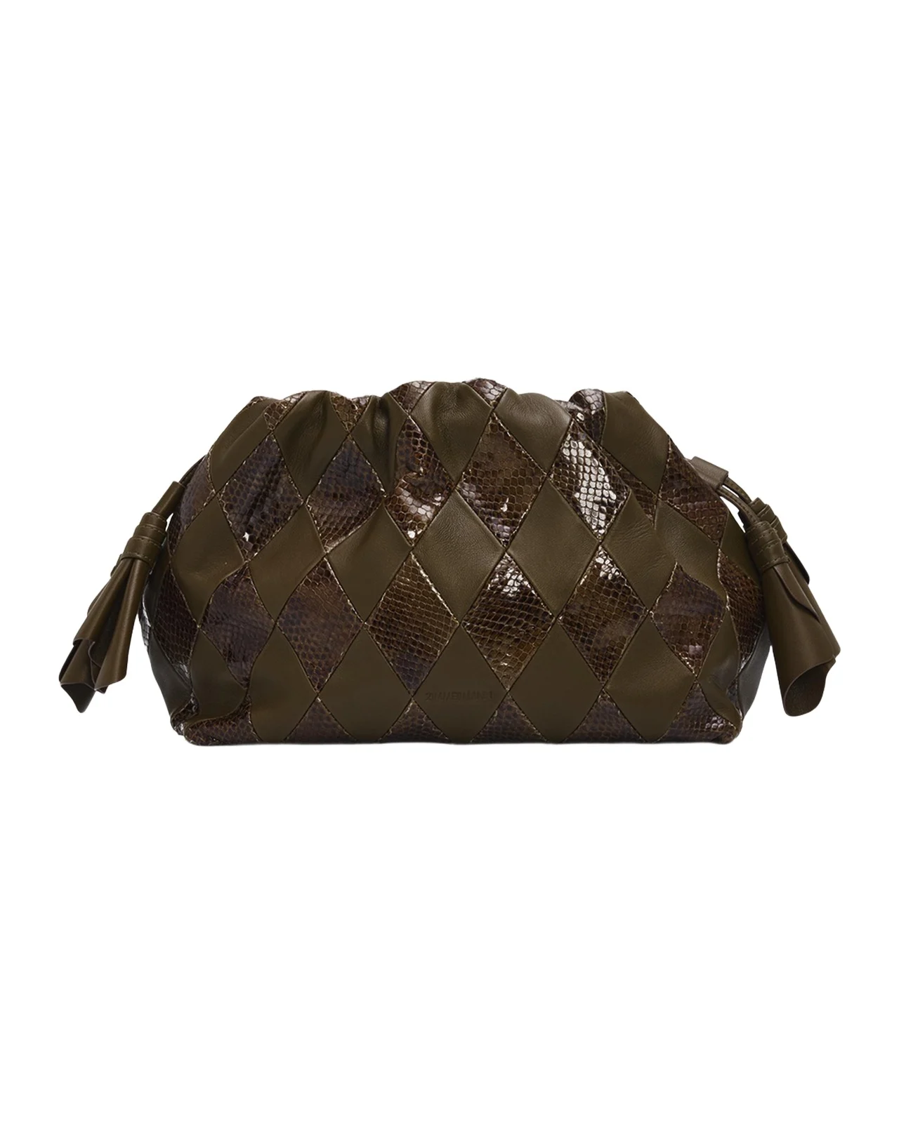 Cloud 91 Medium Snakeskin-Embossed Clutch Cloud 91 Medium Snakeskin-Embossed Clutch