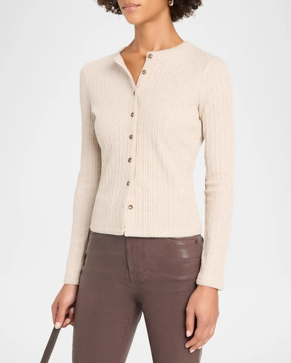 Veronica Beard Lira Crewneck Cardigan | Thumbnail 4 Veronica Beard Lira Crewneck Cardigan | Thumbnail 4