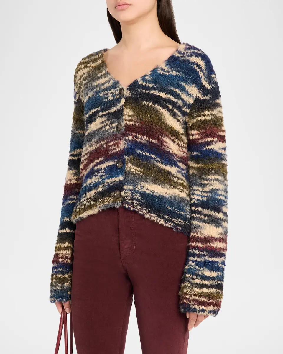Veronica Beard Monae V-Neck Cardigan | Thumbnail 4 Veronica Beard Monae V-Neck Cardigan | Thumbnail 4