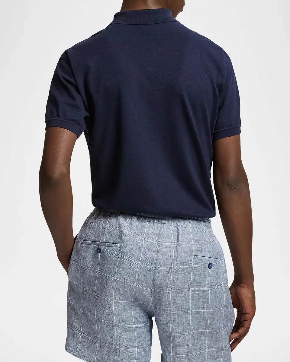Ralph Lauren Men's Cotton-Cashmere Pique Polo Shirt | Thumbnail 3 Ralph Lauren Men's Cotton-Cashmere Pique Polo Shirt | Thumbnail 3