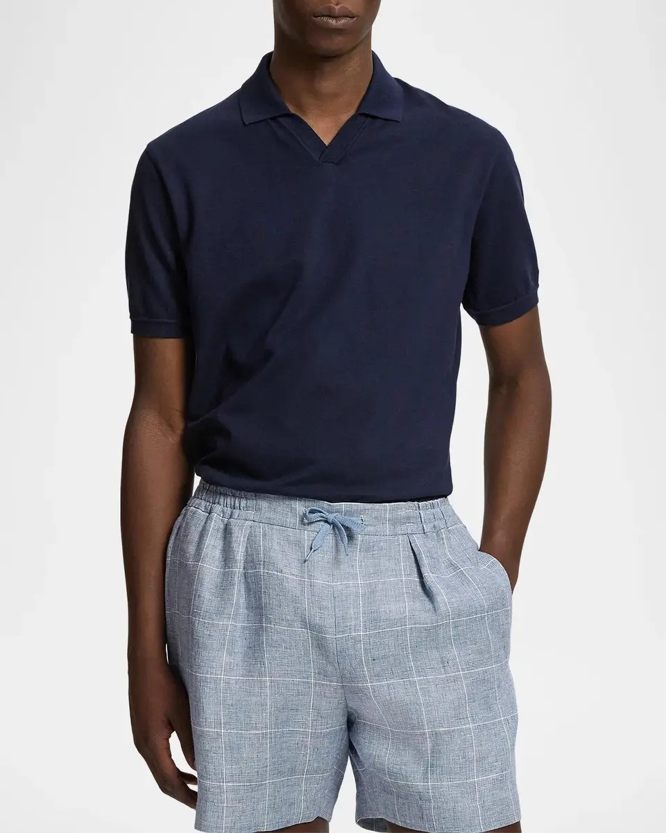 Ralph Lauren Men's Cotton-Cashmere Pique Polo Shirt | Thumbnail 4 Ralph Lauren Men's Cotton-Cashmere Pique Polo Shirt | Thumbnail 4