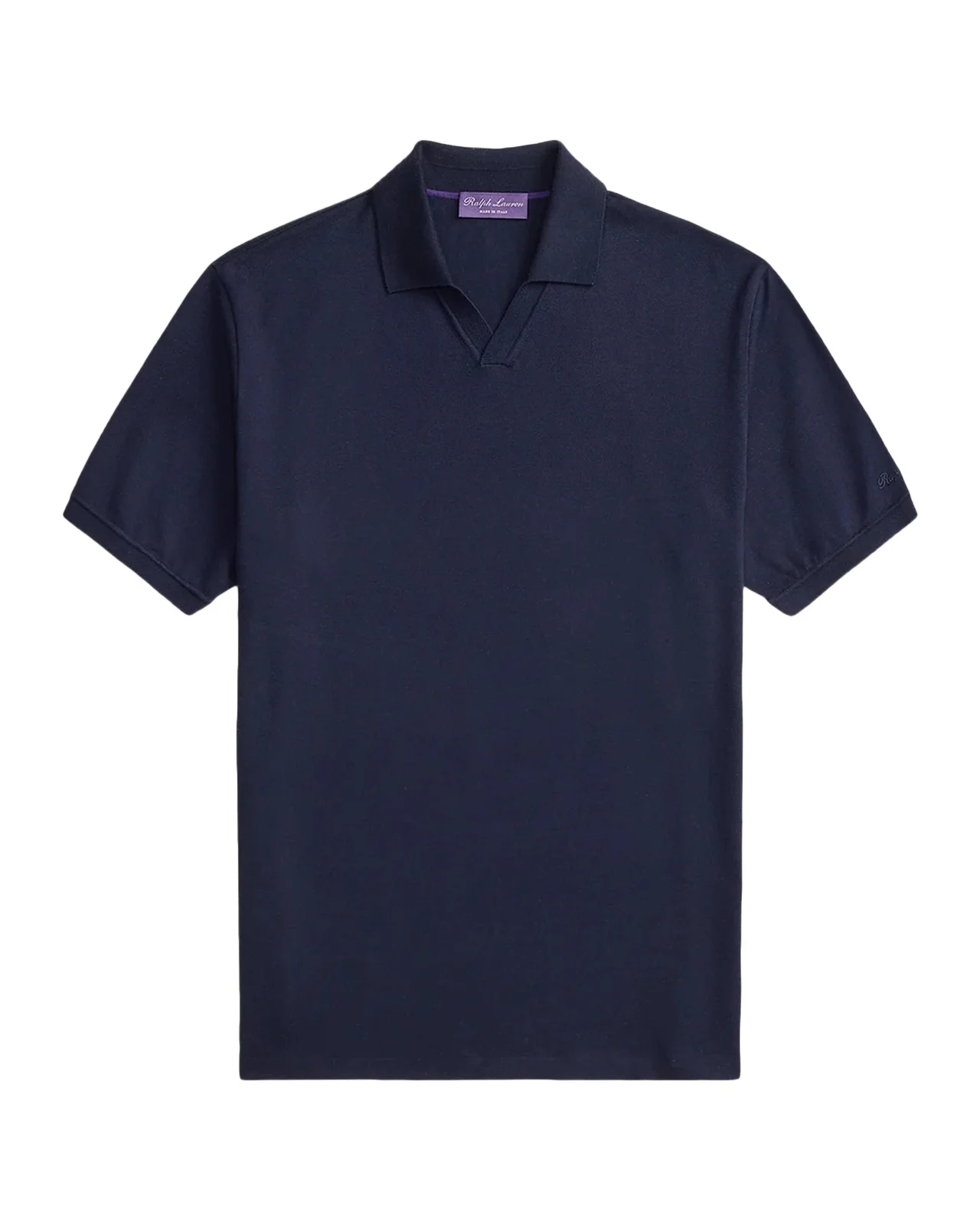 Men's Cotton-Cashmere Pique Polo Shirt