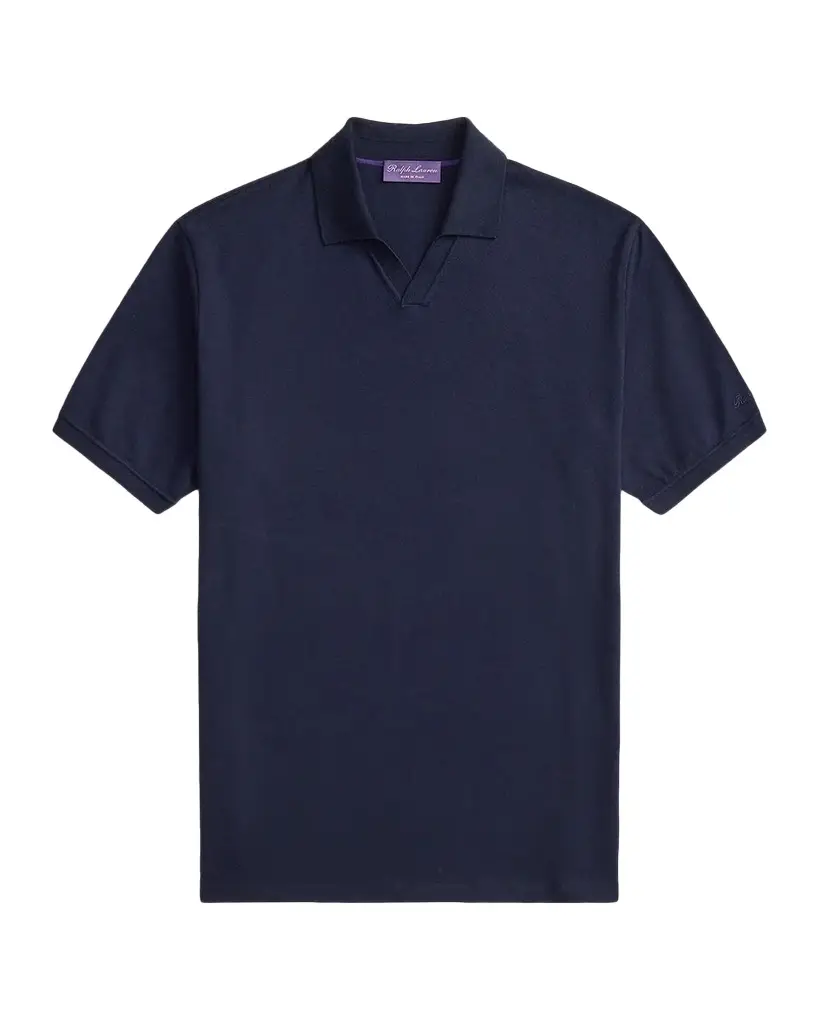 Ralph Lauren Men's Cotton-Cashmere Pique Polo Shirt