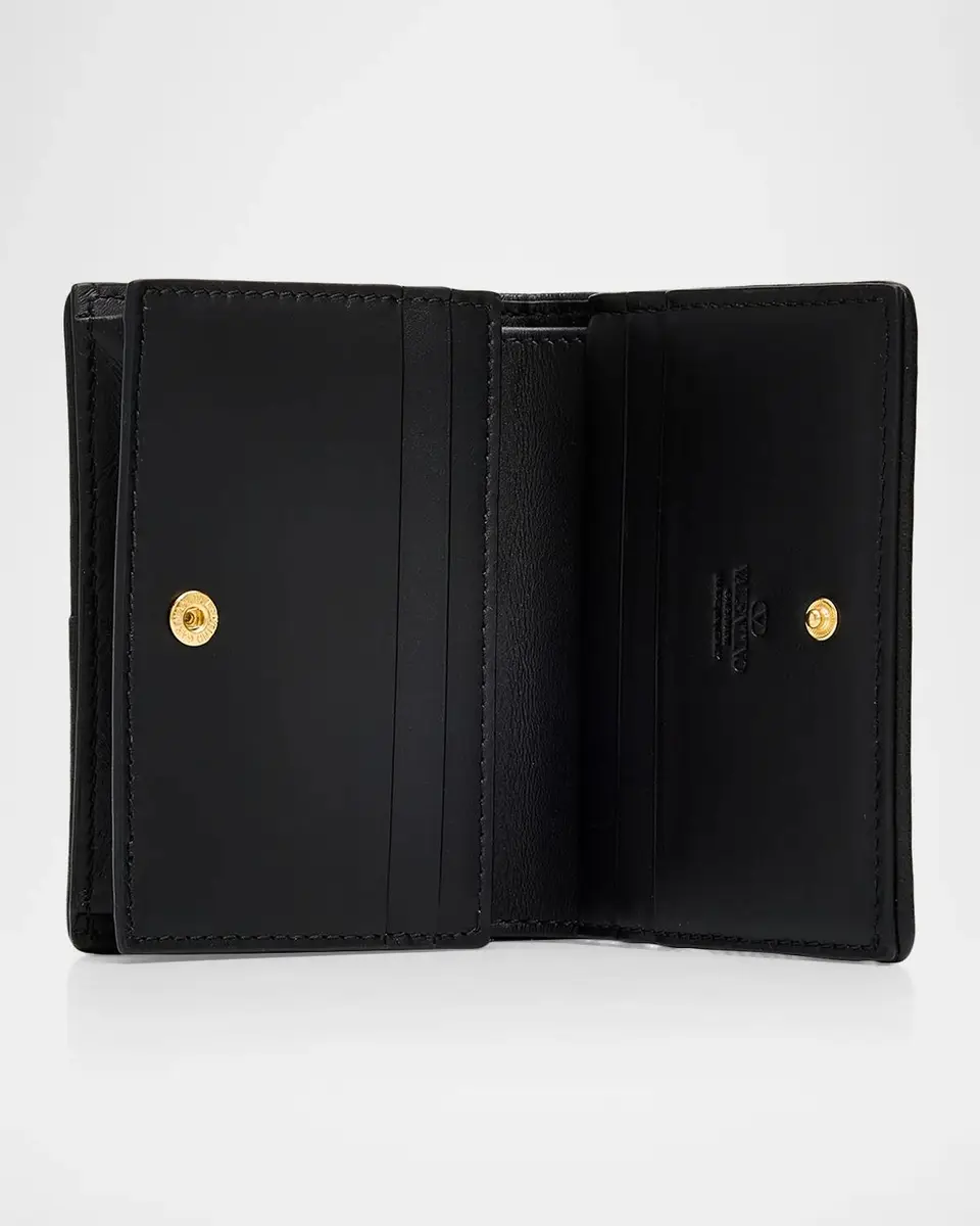 Valentino Garavani Flutterby Quilted VLogo Leather Wallet | Thumbnail 4 Valentino Garavani Flutterby Quilted VLogo Leather Wallet | Thumbnail 4