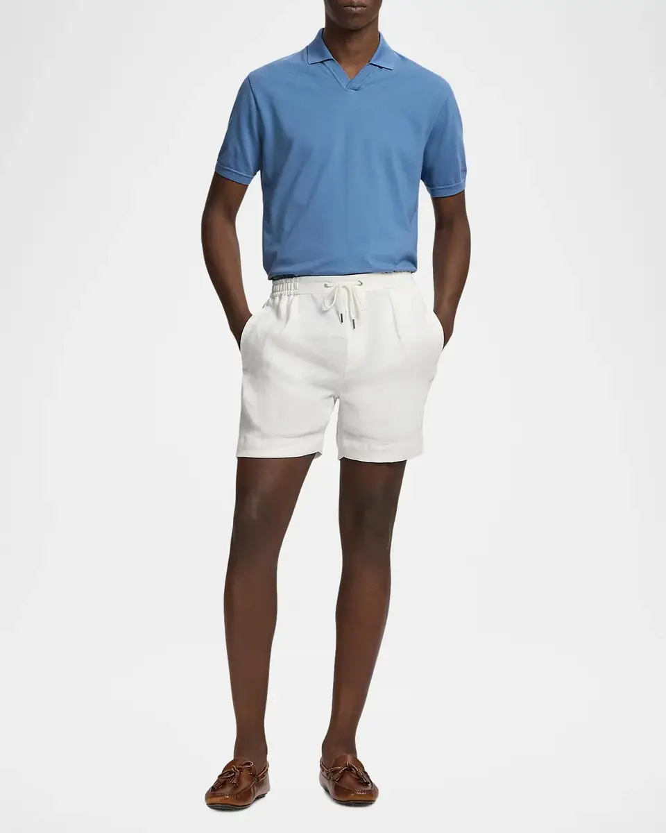 Ralph Lauren Men's Cotton-Cashmere Pique Polo Shirt | Thumbnail 2 Ralph Lauren Men's Cotton-Cashmere Pique Polo Shirt | Thumbnail 2
