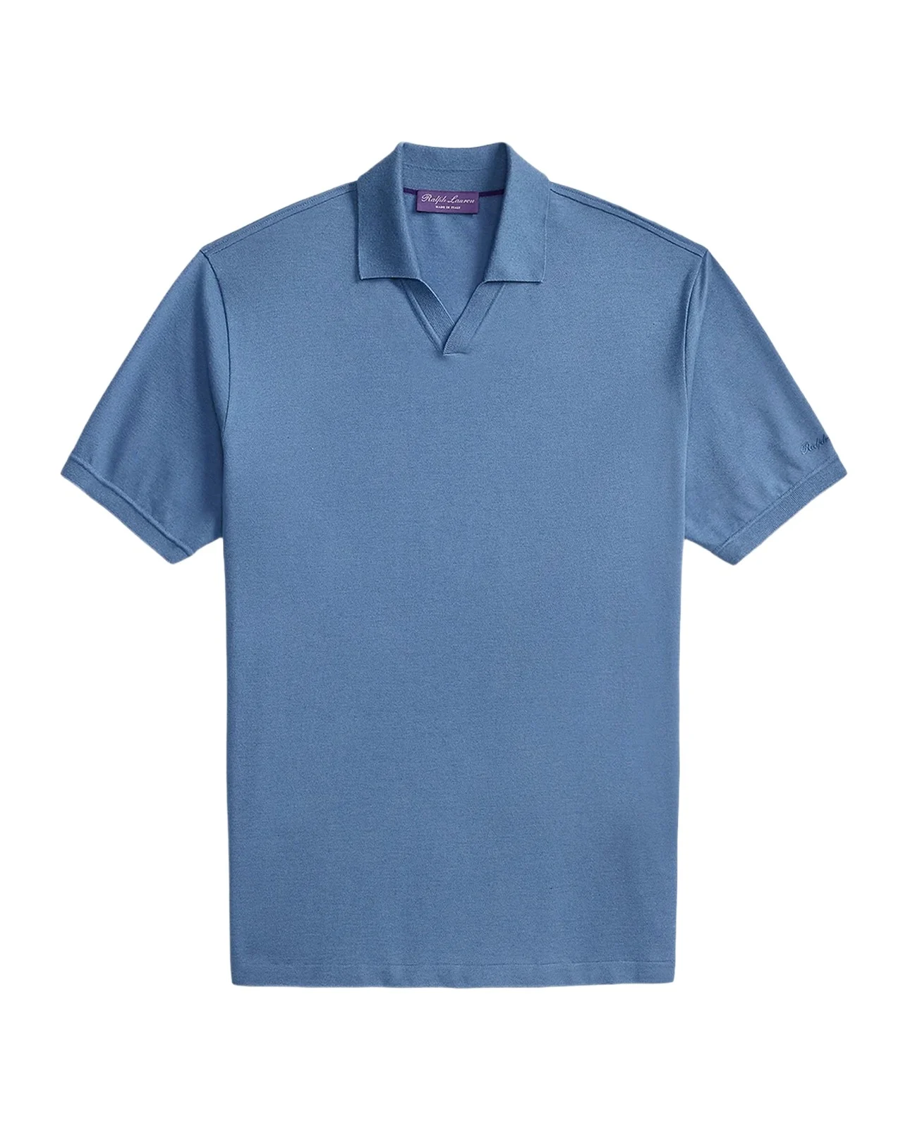 Ralph Lauren Purple Label Men's Cotton-Cashmere Pique Polo Shirt