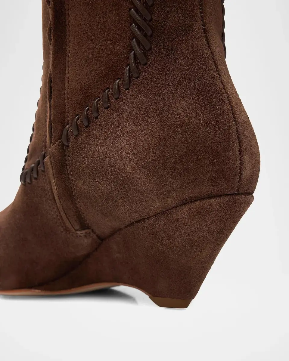 Cinq à Sept Resort Marta 60MM Whipstitched Suede Boots | Thumbnail 4 Cinq à Sept Resort Marta 60MM Whipstitched Suede Boots | Thumbnail 4