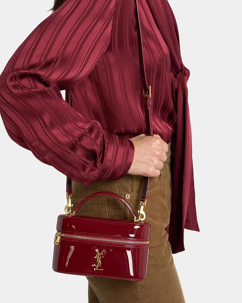 Saint Laurent Gaby YSL Vanity Crossbody Bag in Patent Leather | Thumbnail 2 Saint Laurent Gaby YSL Vanity Crossbody Bag in Patent Leather | Thumbnail 2