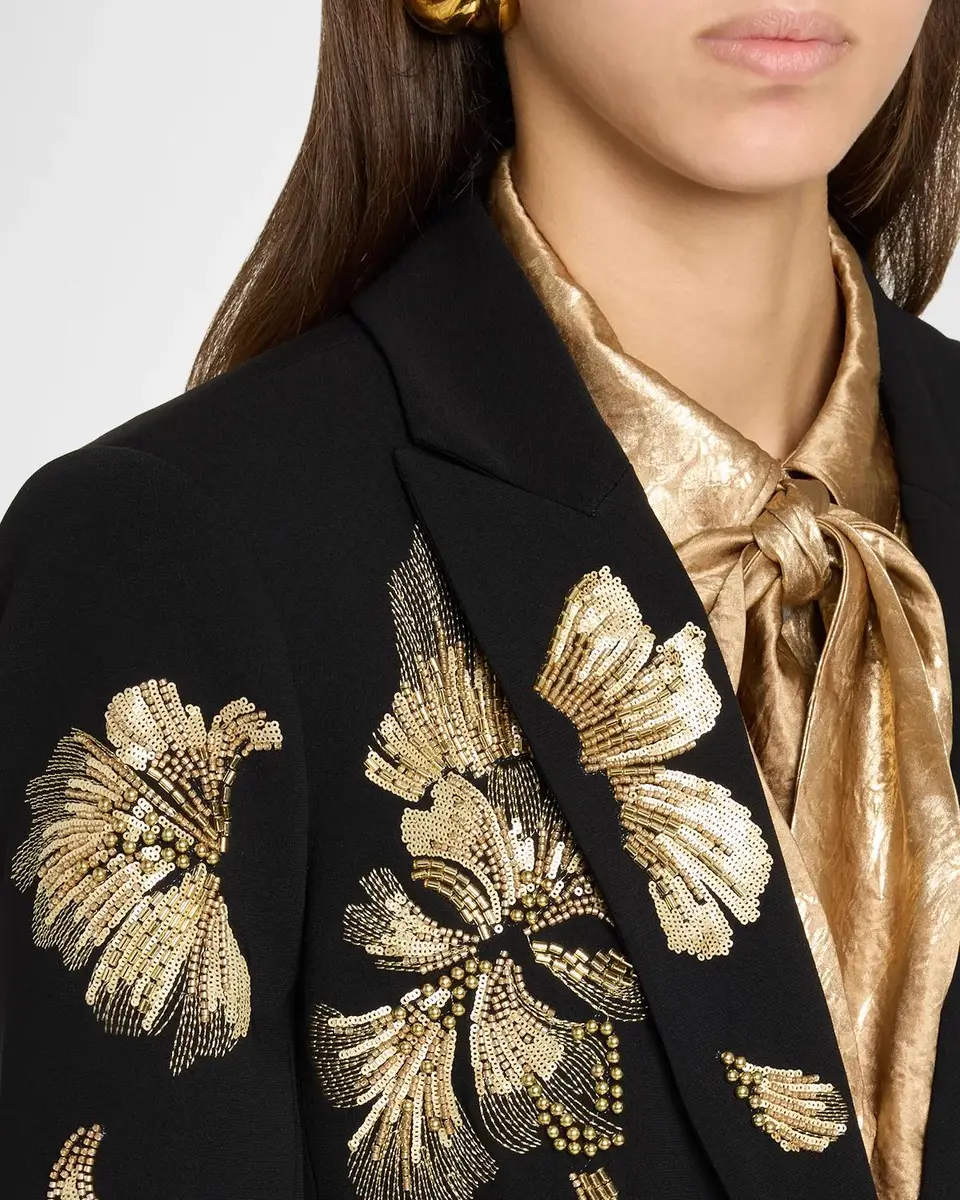 Cinq à Sept Gilded Peony Tailored Blazer | Thumbnail 5 Cinq à Sept Gilded Peony Tailored Blazer | Thumbnail 5