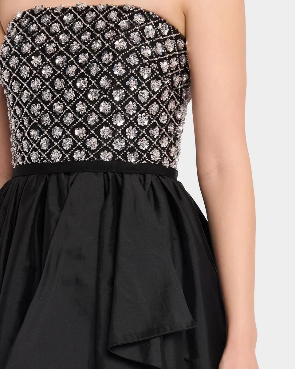 THEIA Mila Beaded Taffeta Gown | Thumbnail 5 THEIA Mila Beaded Taffeta Gown | Thumbnail 5
