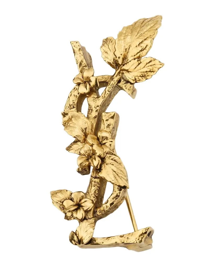 Saint Laurent YSL Hydrangea Brooch