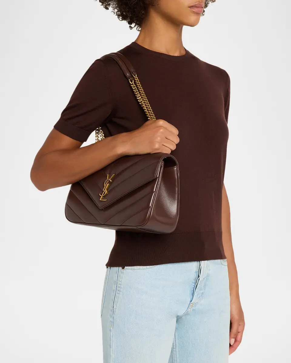 Saint Laurent Loulou Medium YSL Quilted Leather Shoulder Bag | Thumbnail 2 Saint Laurent Loulou Medium YSL Quilted Leather Shoulder Bag | Thumbnail 2