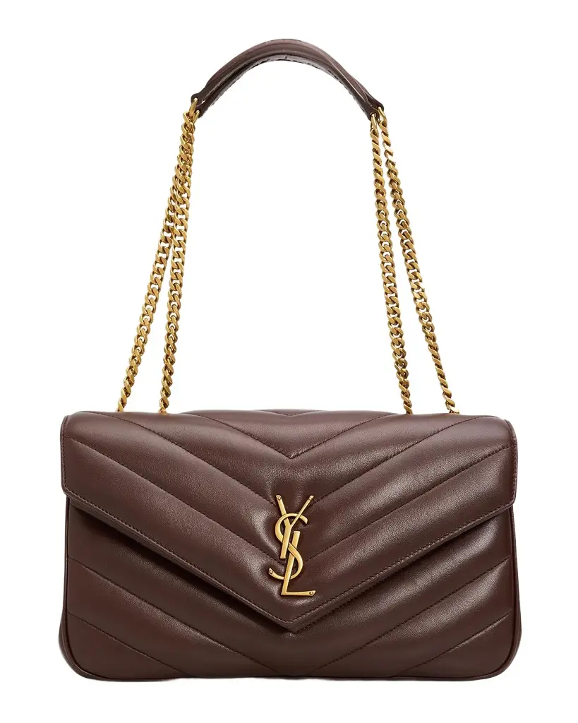 Saint Laurent Loulou Medium YSL Quilted Leather Shoulder Bag