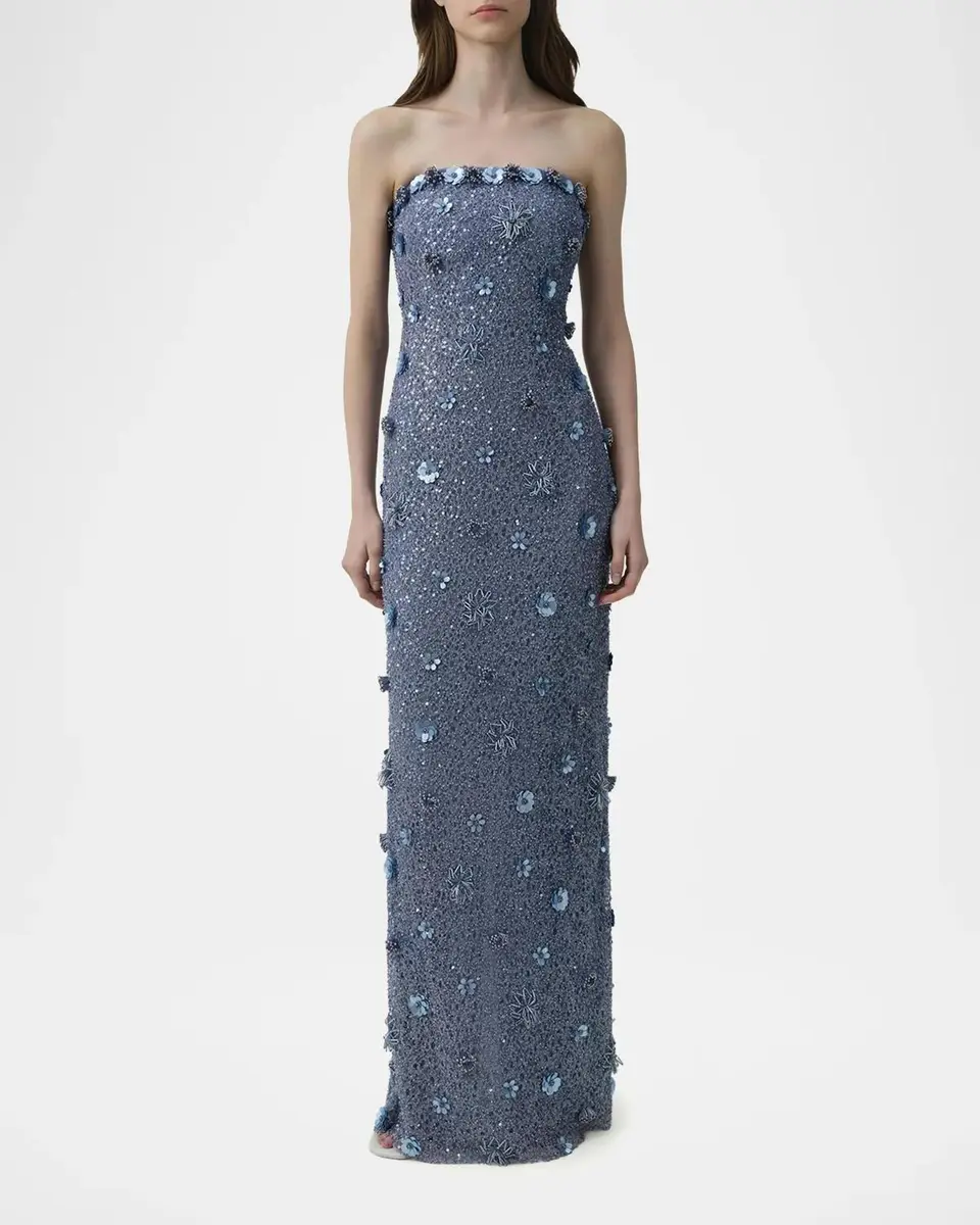 Simkhai Serafina Strapless Embellished Gown | Thumbnail 2 Simkhai Serafina Strapless Embellished Gown | Thumbnail 2