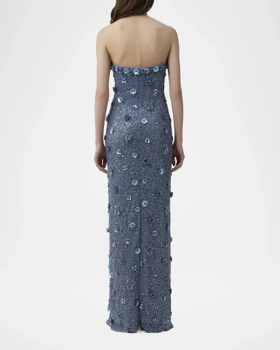 Simkhai Serafina Strapless Embellished Gown | Thumbnail 3 Simkhai Serafina Strapless Embellished Gown | Thumbnail 3