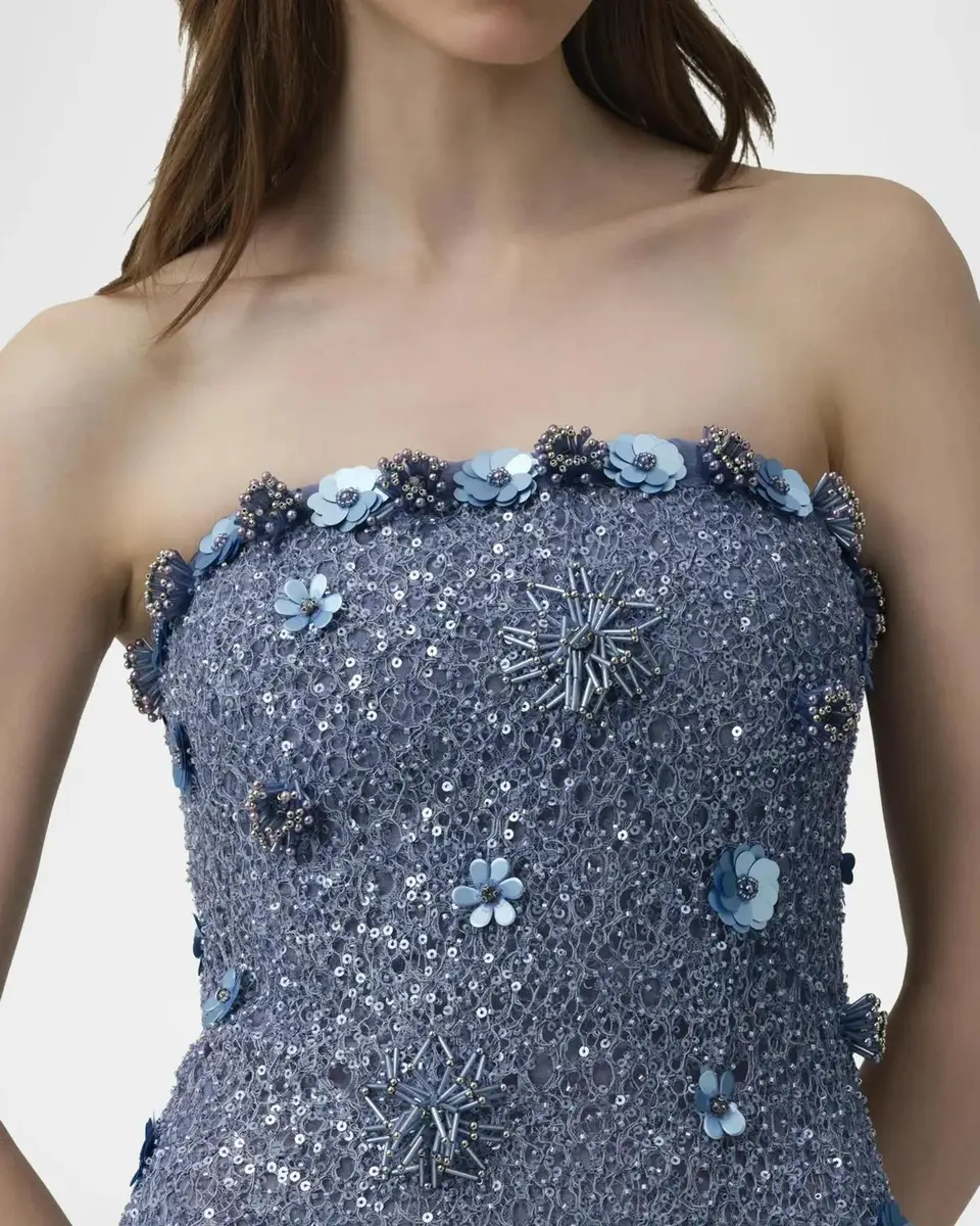 Simkhai Serafina Strapless Embellished Gown | Thumbnail 5 Simkhai Serafina Strapless Embellished Gown | Thumbnail 5