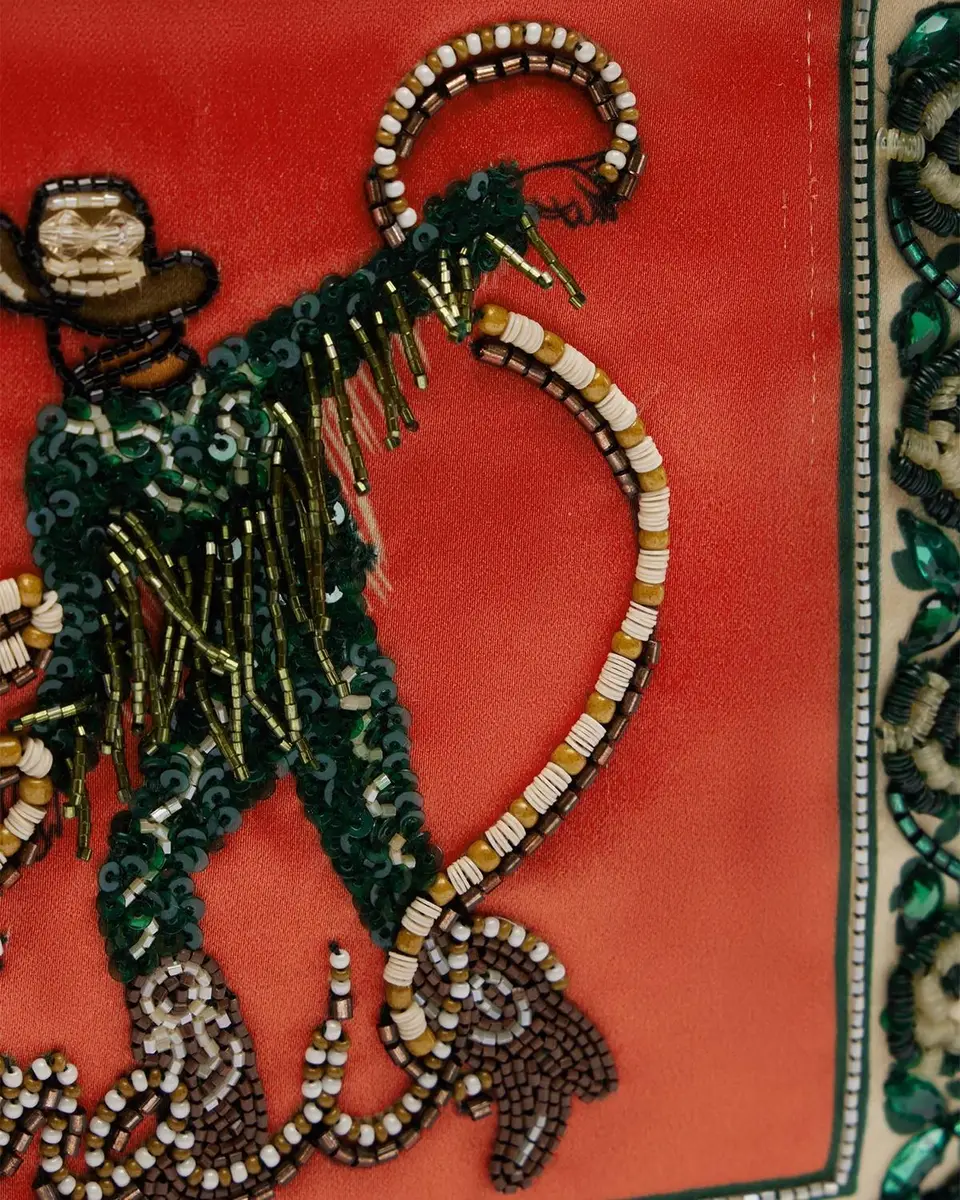 ALÉMAIS Ace Cowboy Beaded Wristlet Bag | Thumbnail 3 ALÉMAIS Ace Cowboy Beaded Wristlet Bag | Thumbnail 3