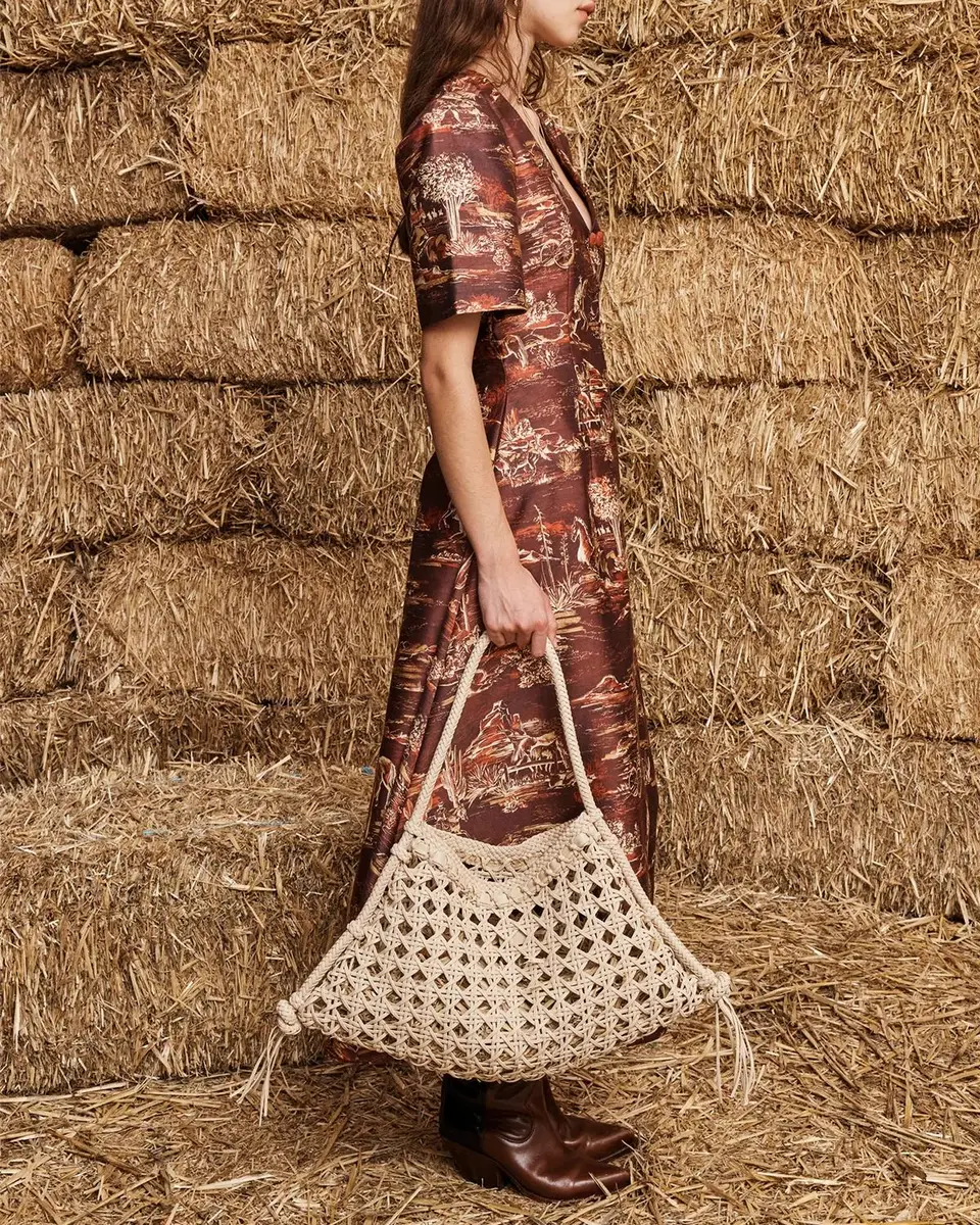 ALÉMAIS Woven Leather Maxi Tote Bag | Thumbnail 3 ALÉMAIS Woven Leather Maxi Tote Bag | Thumbnail 3