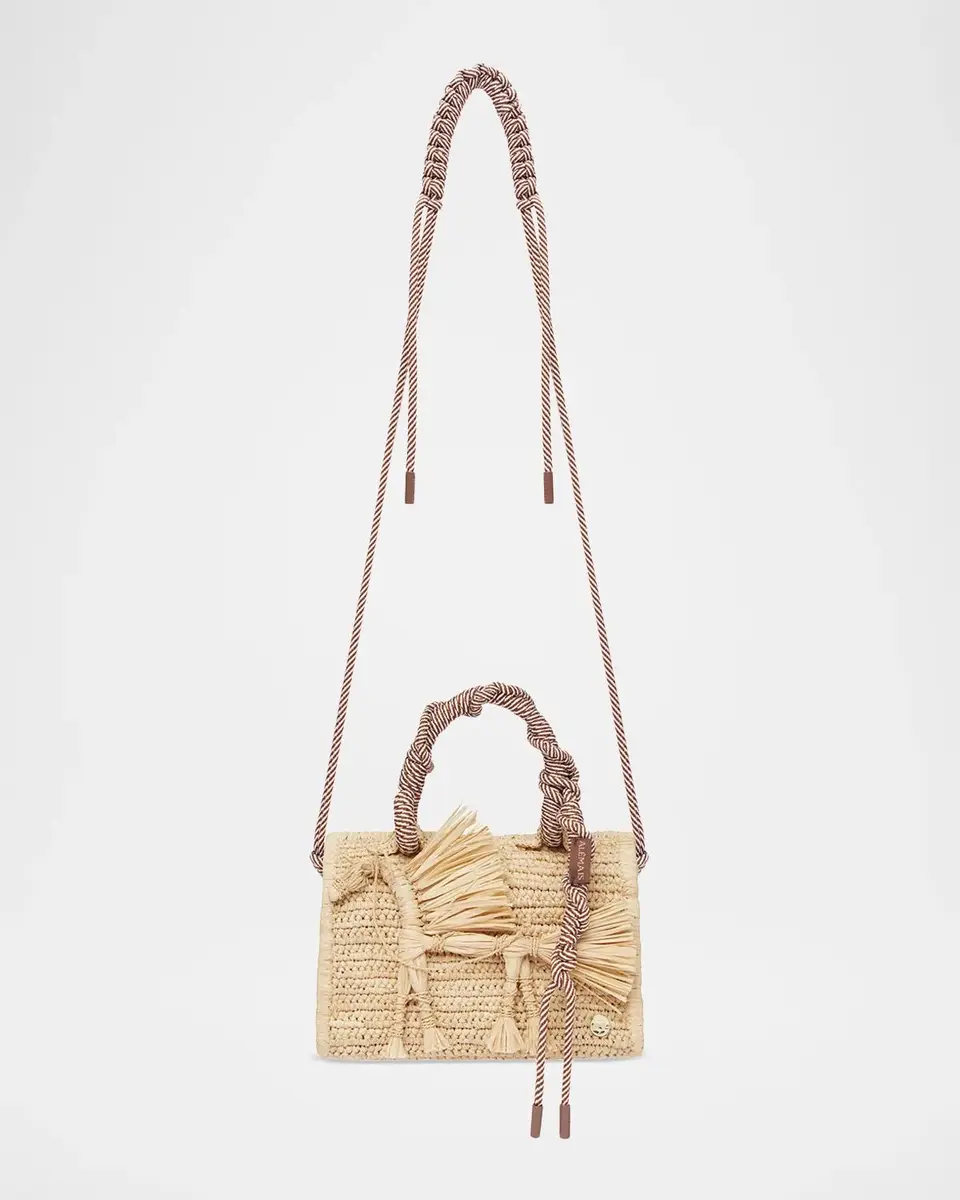 ALÉMAIS Ace Raffia Horse Top-Handle Bag | Thumbnail 2 ALÉMAIS Ace Raffia Horse Top-Handle Bag | Thumbnail 2