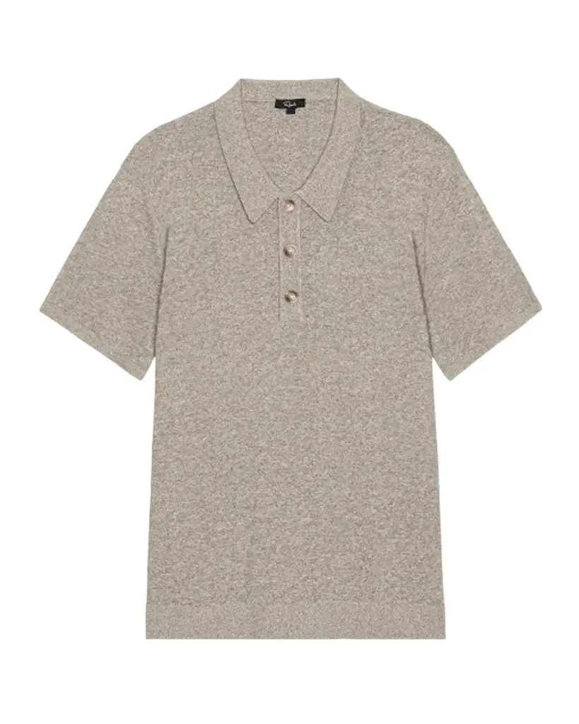 RAILS Men's Linden Diamond Cotton Knit Polo Shirt
