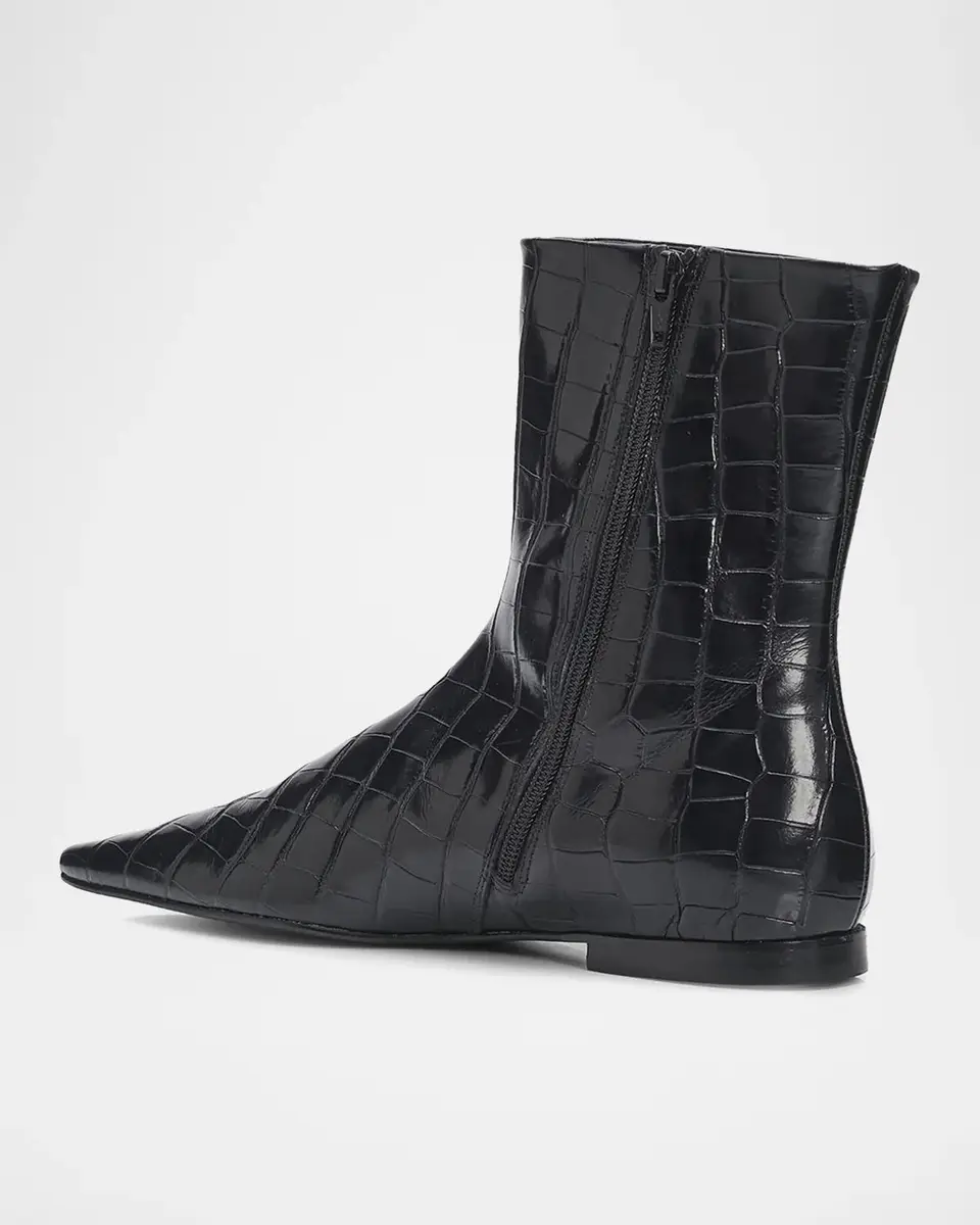 TOTEME Croc-Embossed Leather Chelsea Boots | Thumbnail 4 TOTEME Croc-Embossed Leather Chelsea Boots | Thumbnail 4