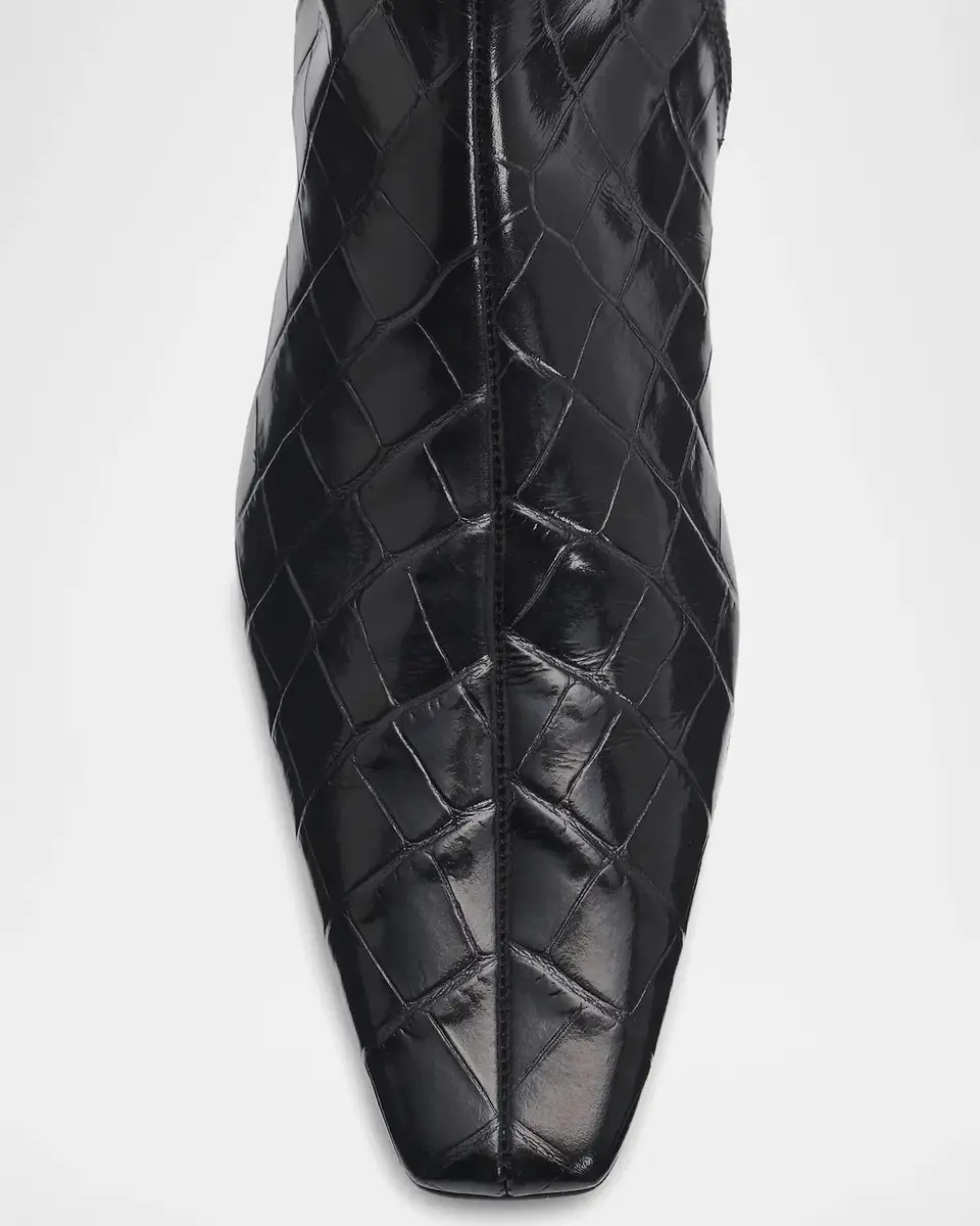 TOTEME Croc-Embossed Leather Chelsea Boots | Thumbnail 7 TOTEME Croc-Embossed Leather Chelsea Boots | Thumbnail 7